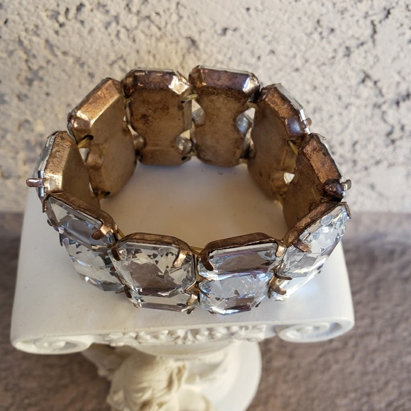 Clear Rhinestone Bracelet - Picture 3 of 4